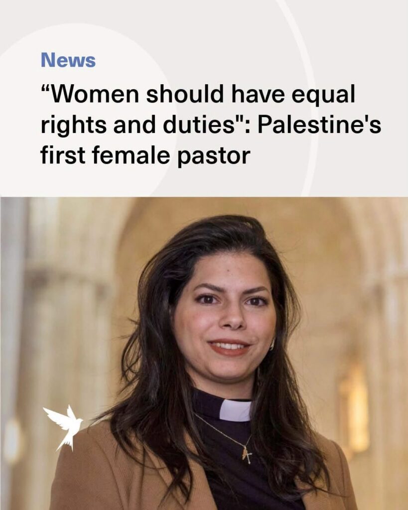 Sally Azar Makes History as Palestine’s First Female Lutheran Pastor, Advancing Faith, Equality, and Hope in the Holy Land