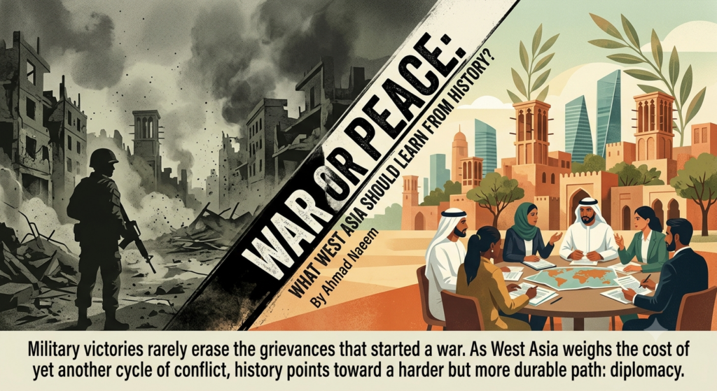 War or Peace: What West Asia Should Learn From History?